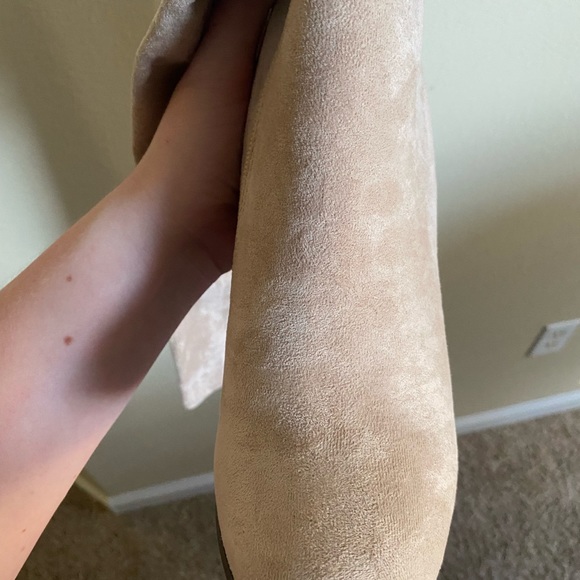 Nude Thigh High Boots - Picture 3 of 6